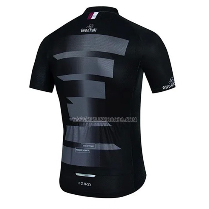 2023 Ropa Ciclismo Giro d'Italia Negro Mangas Cortas y Culotte Corto